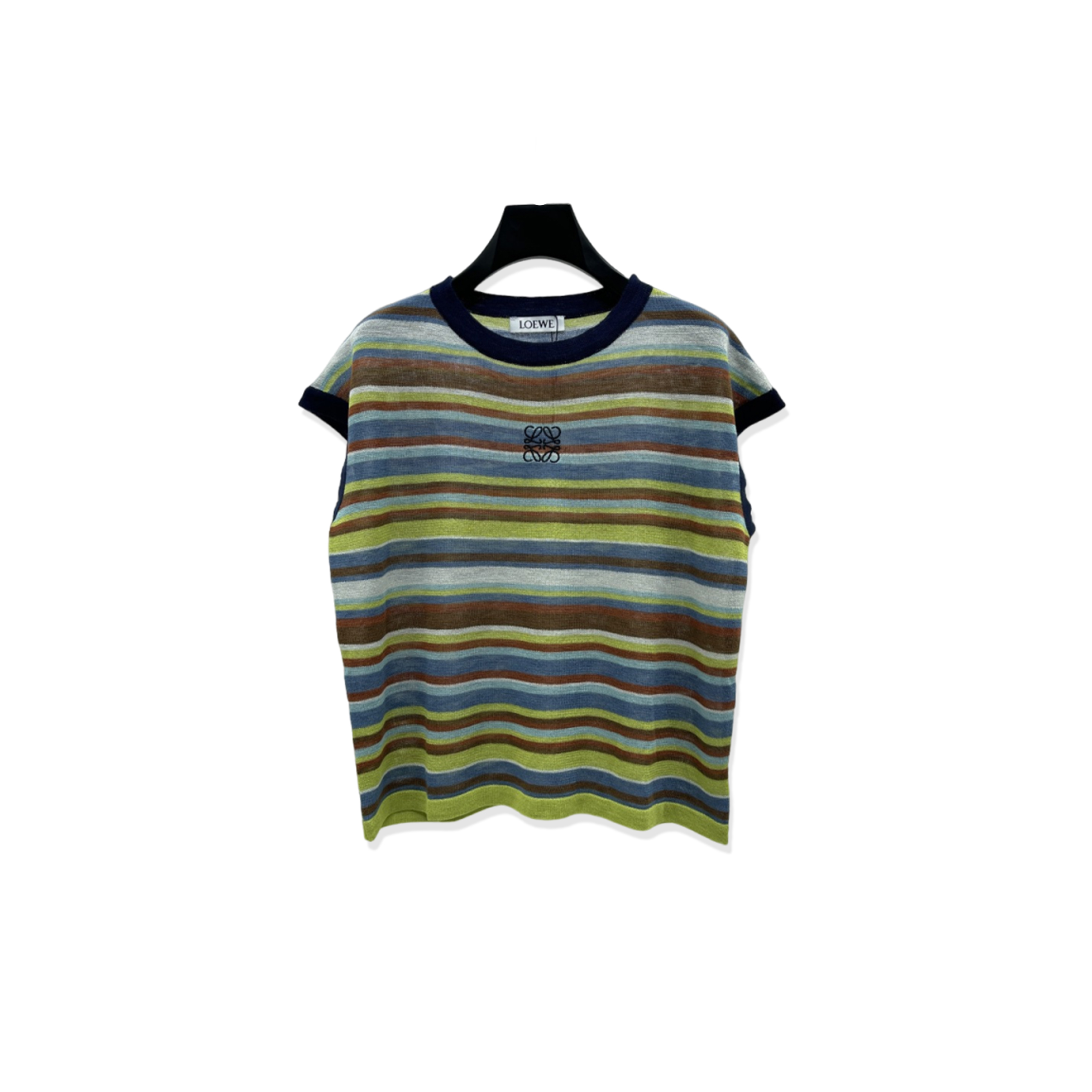 LOWE STRIPED KNIT VEST